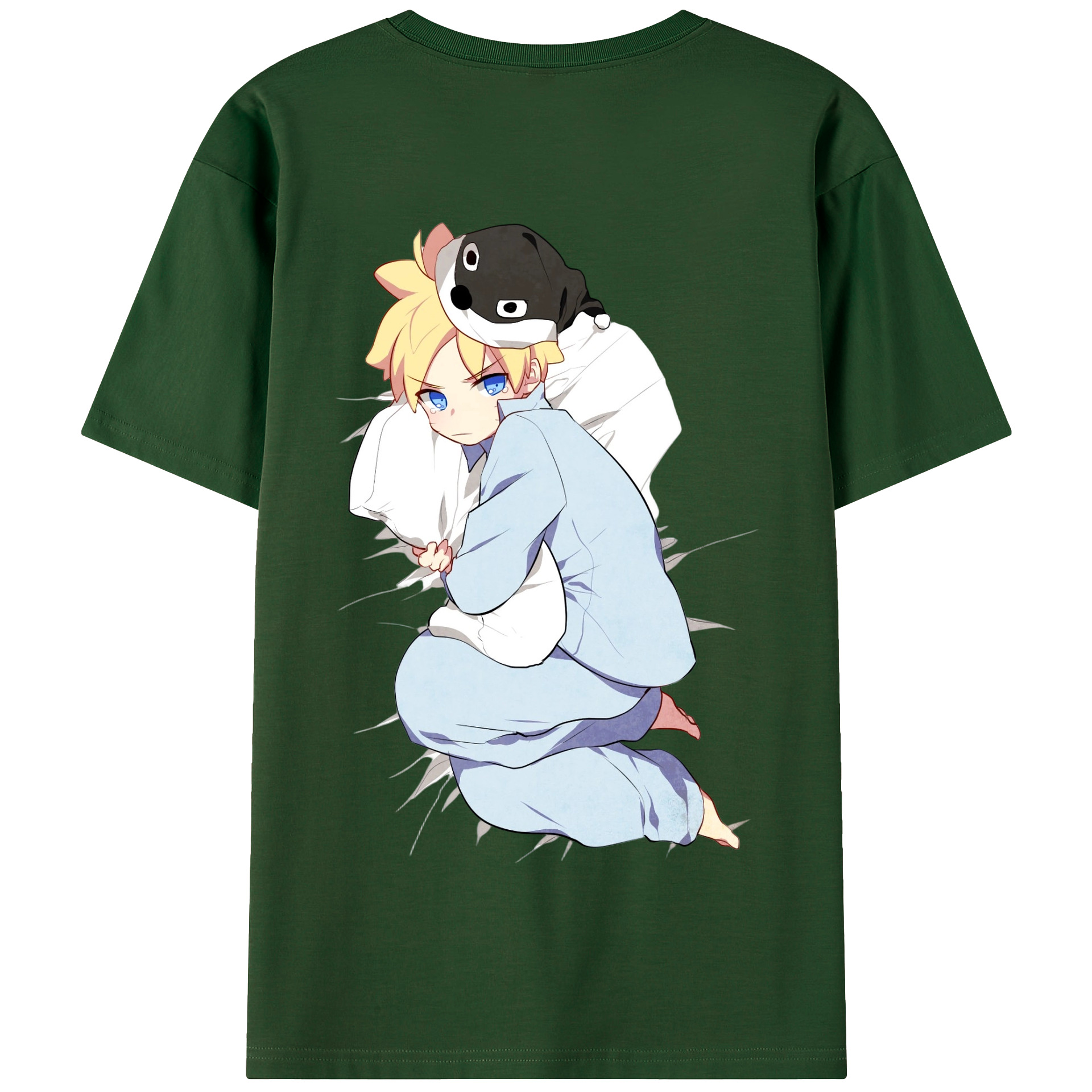 （画像用） NARUTO -ナルト- うずまき ナルト Uzumaki Naruto 綿100％半袖Tシャツ（背面プリント）